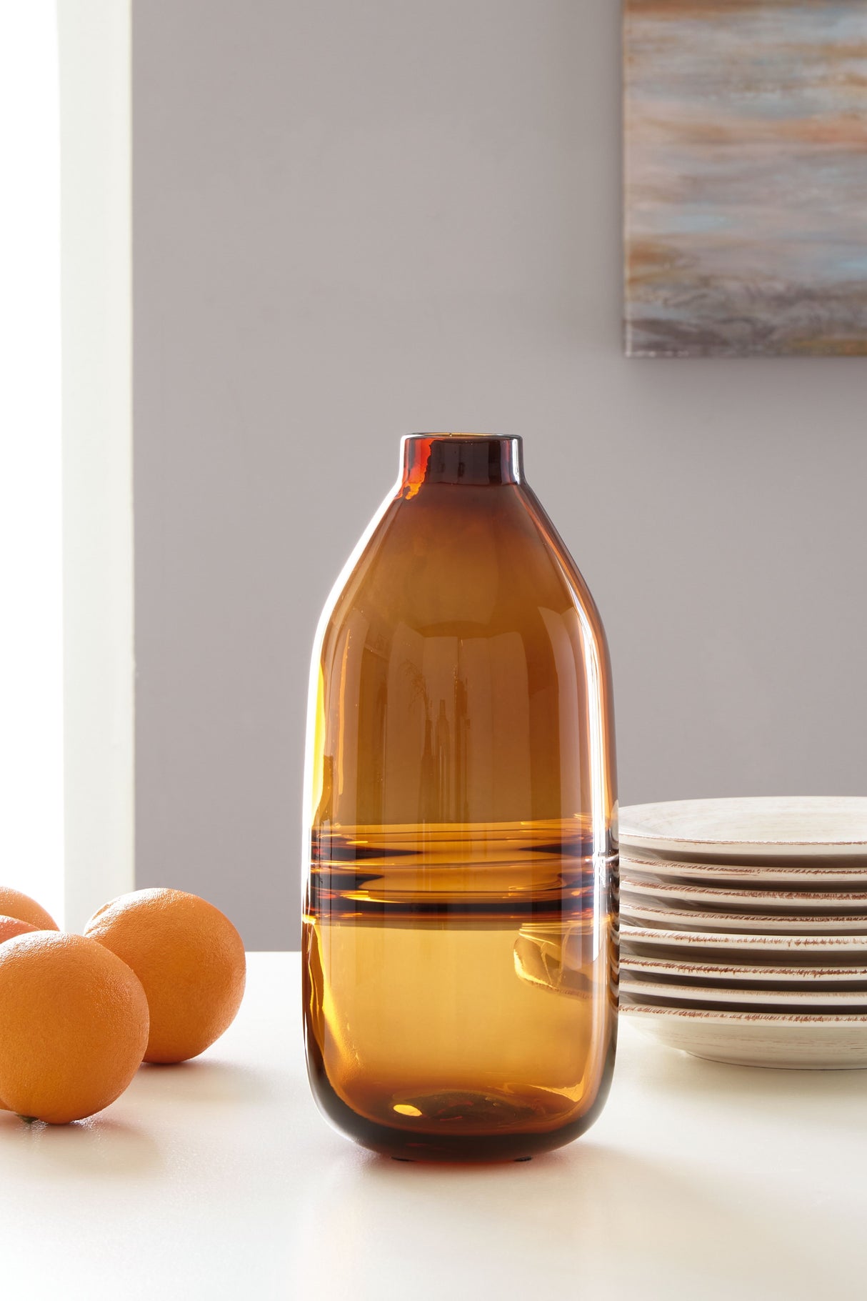 Lemmitt - Amber - Vase by Signature Design by Ashley® | Bel Furniture
