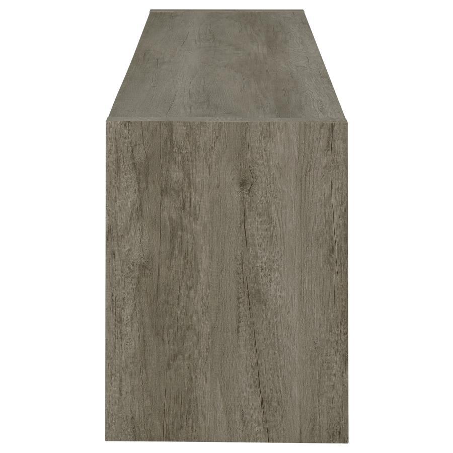 Burke - 2 Door Engineered Wood TV Stand - Gray Driftwood by CoasterEssence | Bel Furniture