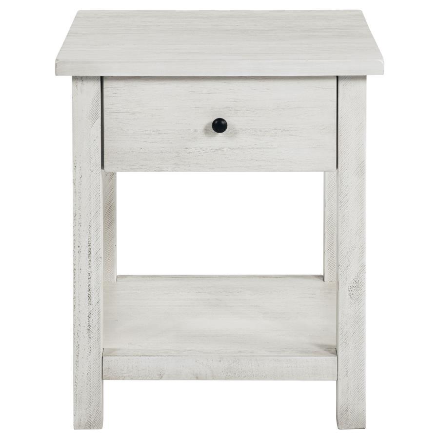 Payne - 1 Drawers Wood End Table with Shelf by Coaster Fine Furniture | Bel Furniture