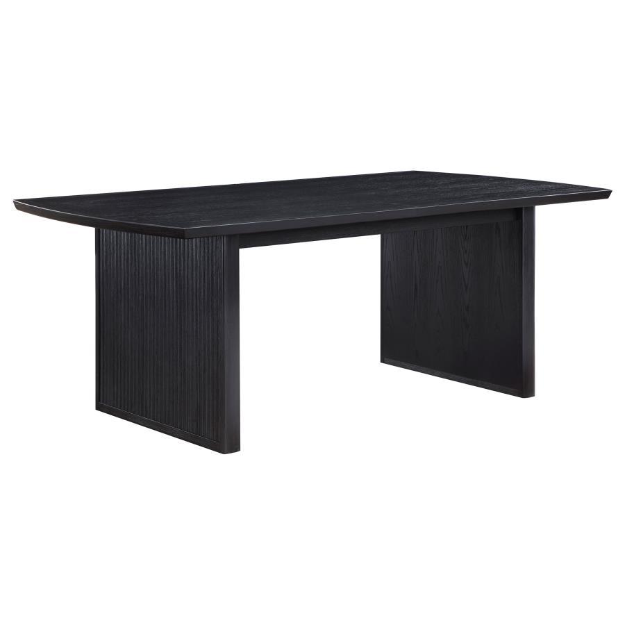 Brookmead - Extension Leaf Dining Table - Black by CoasterEssence | Bel Furniture