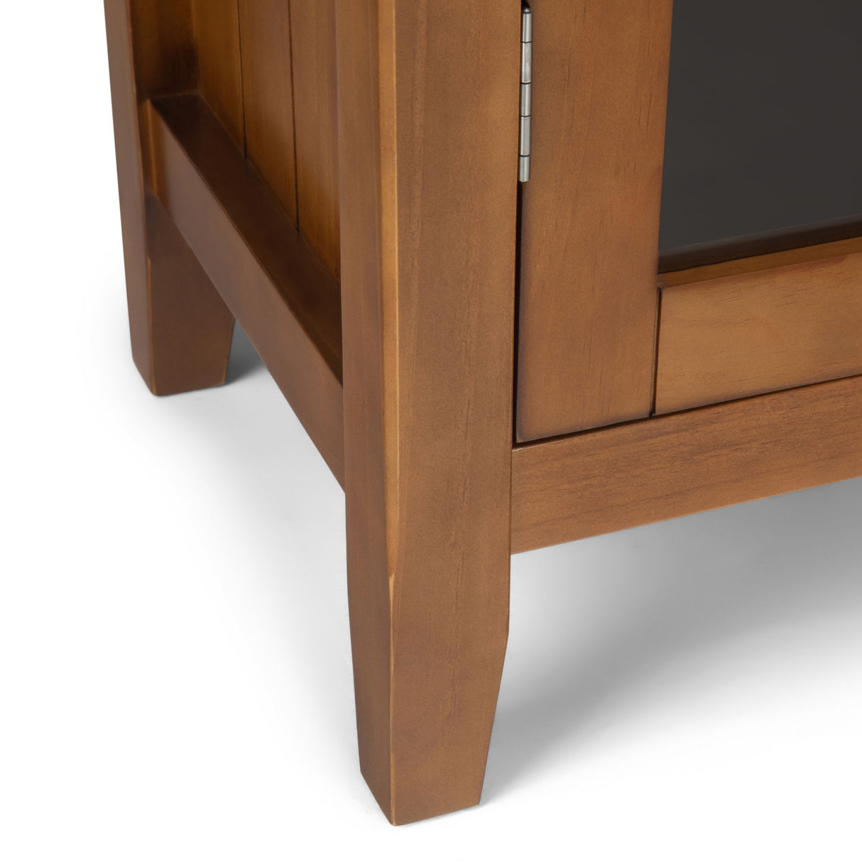 Acadian - Medium Storage Cabinet, Handcrafted by Simpli-Home | Bel Furniture