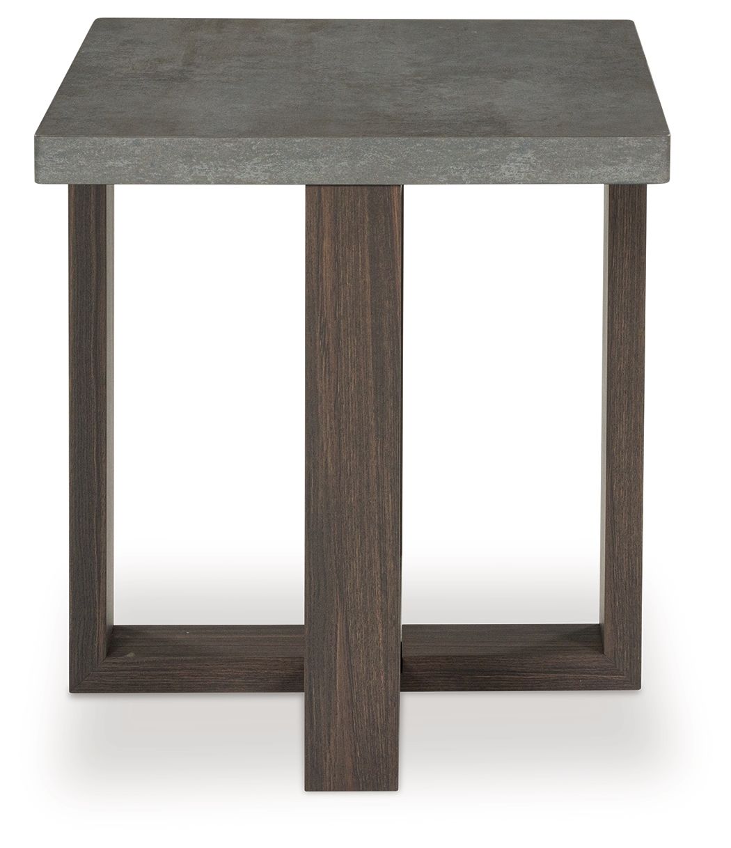 Dynnford - Gray / Brown - Occasional Table Set (Set of 3) by Signature Design by Ashley® | Bel Furniture