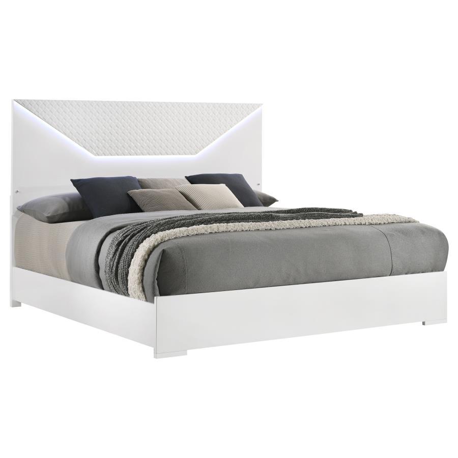 Ives - Panel Bed LED Headboard by Coaster Fine Furniture | Bel Furniture