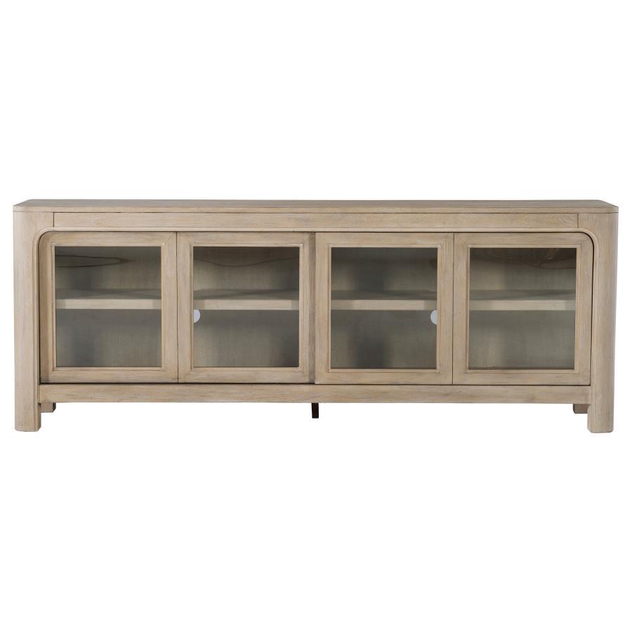 Solano - 71" 2-door TV Stand Media Console - Weathered Mango