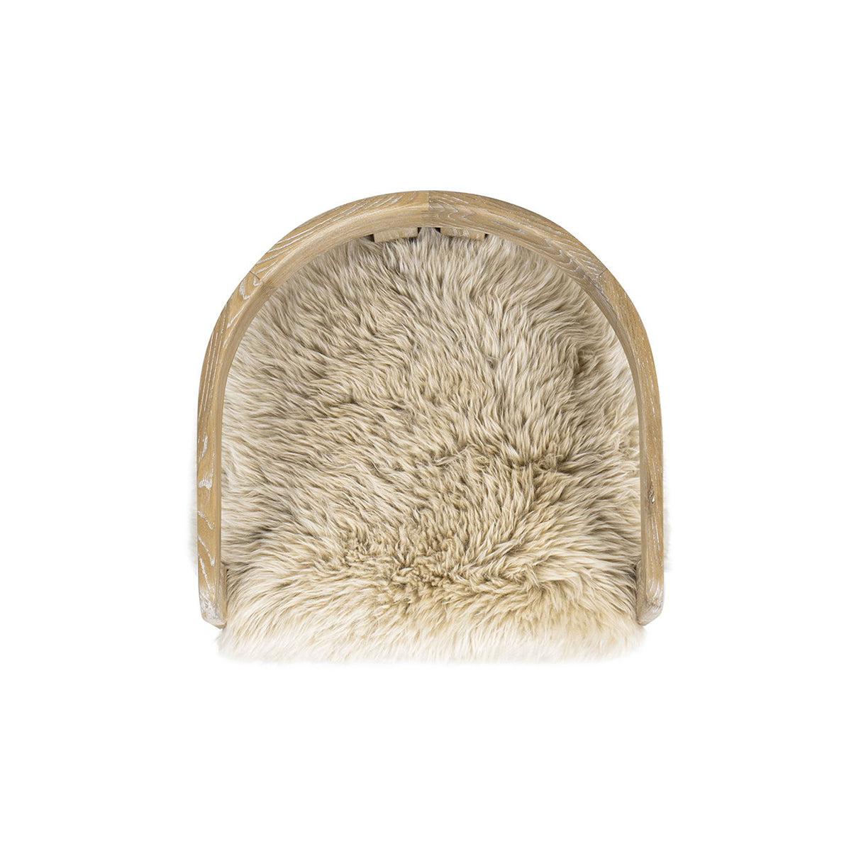 Millwick - Low Back Genuine Fur Counter Stool - Natural Blonde by Jennifer Taylor Home | Bel Furniture