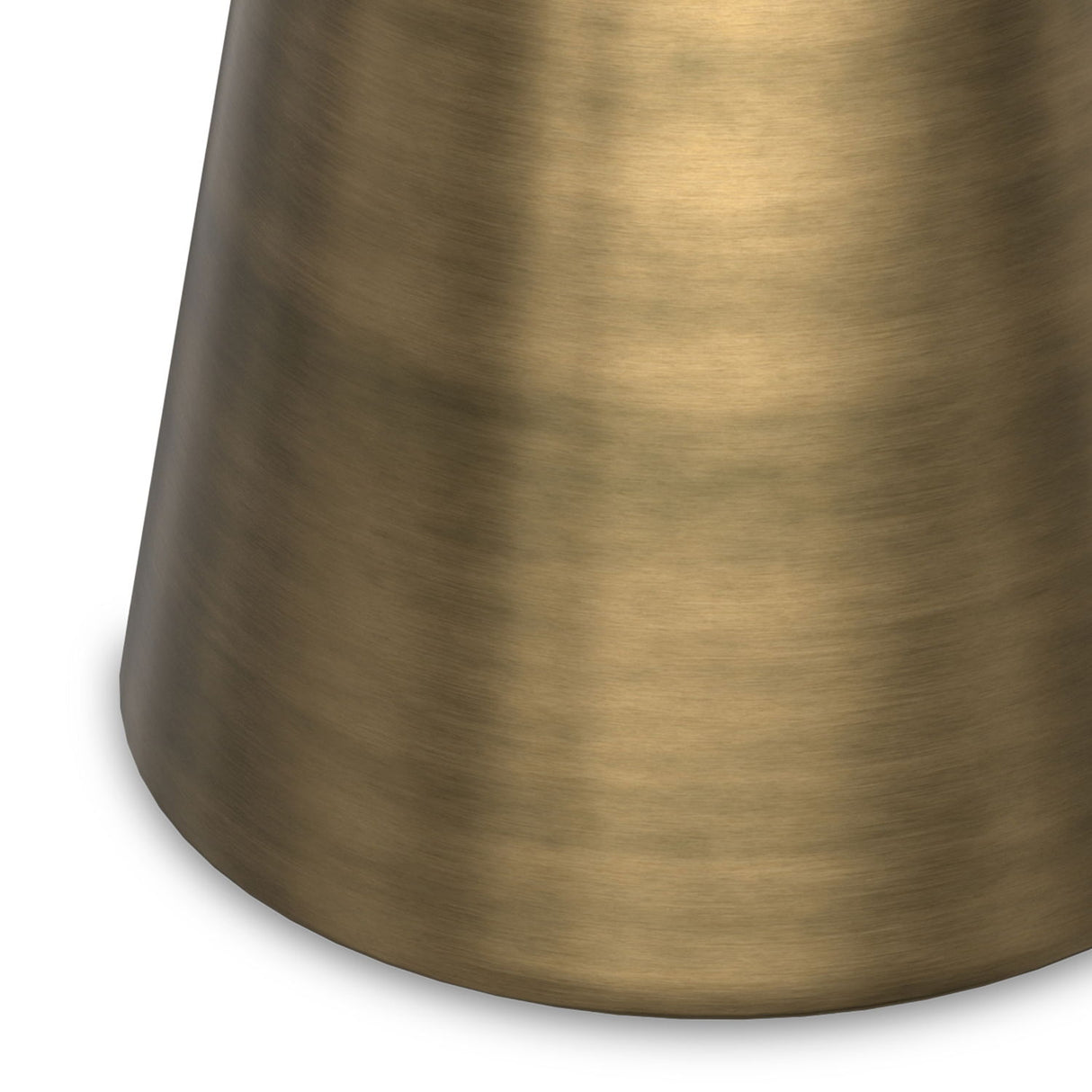 Leyla - Side Table - Antique Brass by Simpli-Home | Bel Furniture