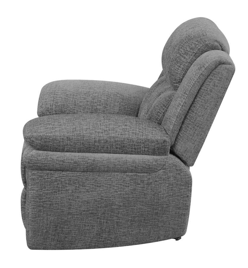 Bahrain - Upholstered Glider Recliner by CoasterEssence | Bel Furniture