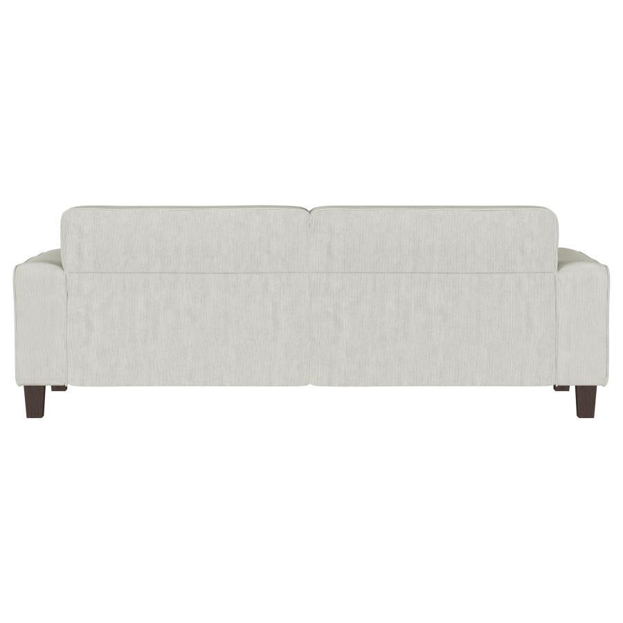 Deerhurst - Upholstered Track Arm Tufted Sofa - Greige by Coaster Fine Furniture | Bel Furniture