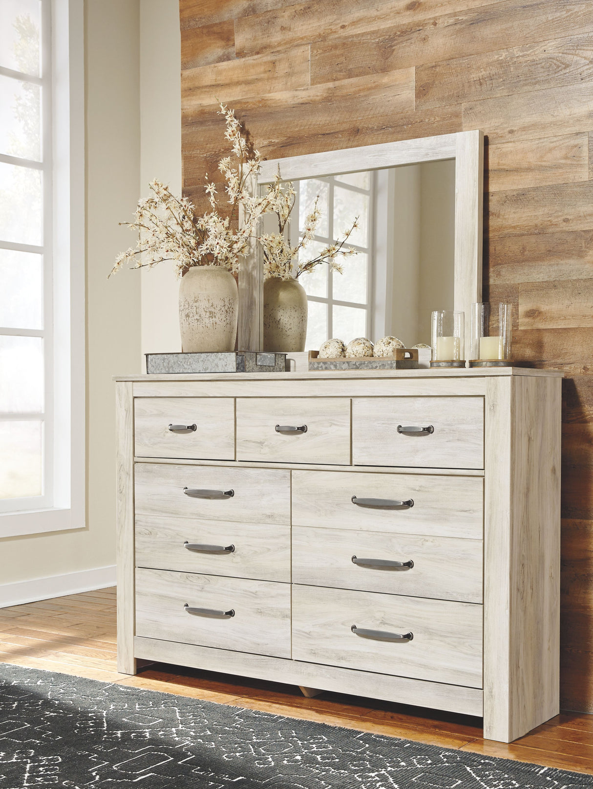 Bellaby - Dresser, Mirror, Panel Bed Set by Signature Design by Ashley® | Bel Furniture