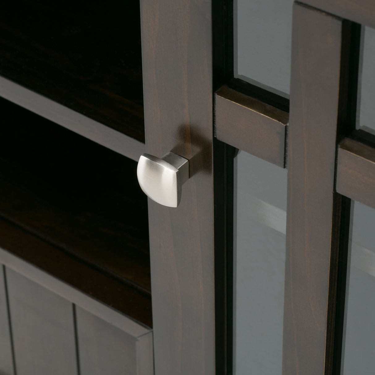 Bedford - Handcrafted Tall TV Media Stand by Simpli-Home | Bel Furniture