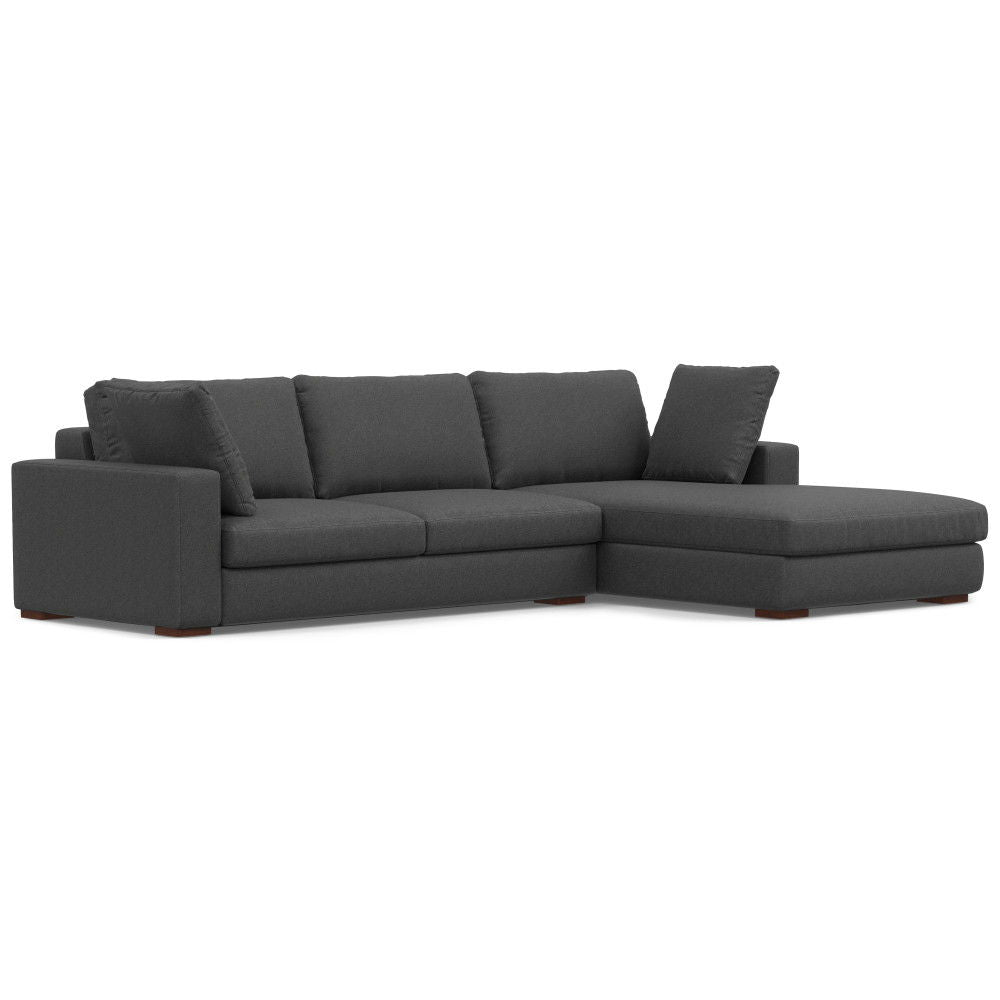 Charlie - Upholstered Deep Seater Sectional Sofa by Simpli-Home | Bel Furniture