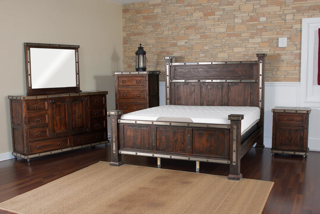 HACIENDA 6 PIECE BEDROOM SET by Mollai Collections | Bel Furniture