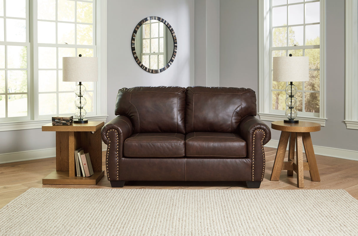 Colleton - Dark Brown - Loveseat by Signature Design by Ashley® | Bel Furniture