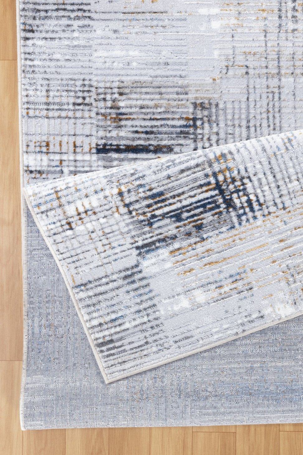 Nova - 2'7" X 7' Area Rug - Multi, Light Gray by Icona Home Decor | Bel Furniture