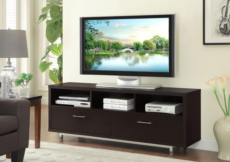 Casey - 2-Drawer Engineered Wood 60" TV Stand by CoasterEssence | Bel Furniture