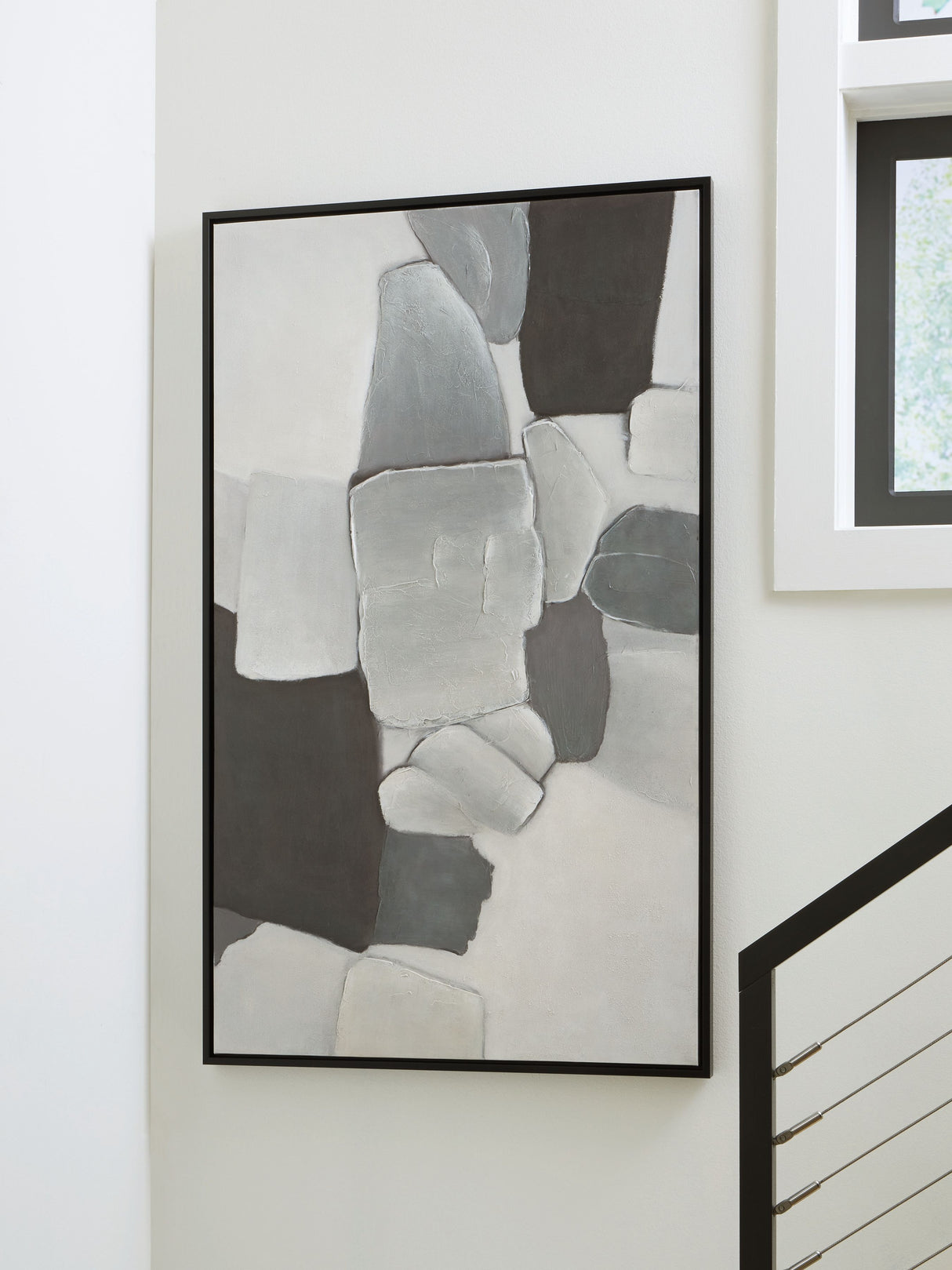 Adilson - White / Gray / Black - Wall Art by Signature Design by Ashley® | Bel Furniture