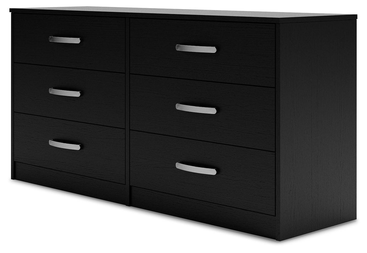 Finch - Six Drawer Dresser - 29'' Height - Black