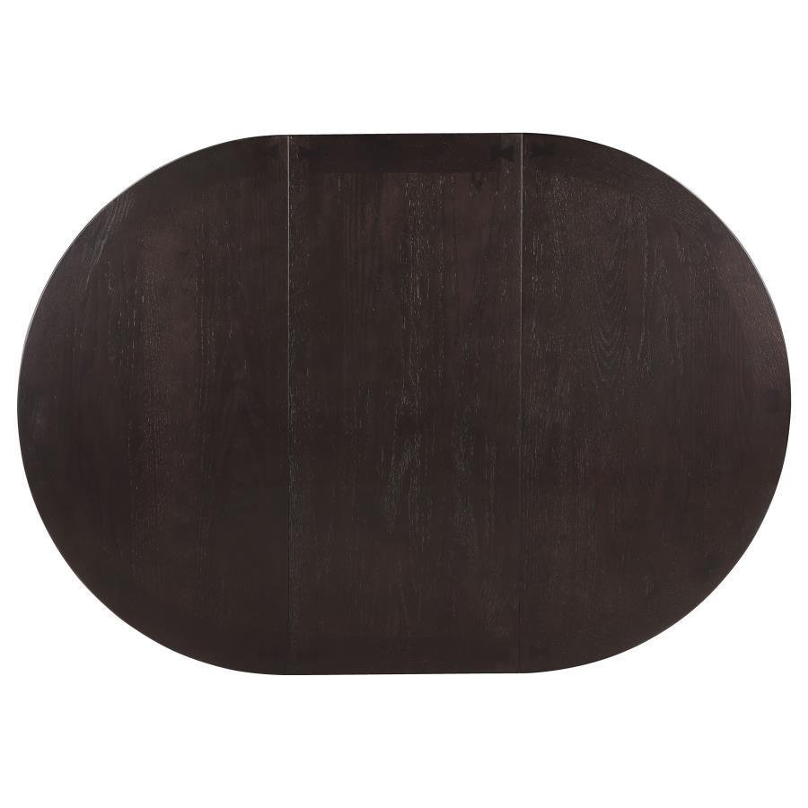 Lavon - 5-Piece Oval Extension Leaf Dining Set by CoasterEveryday | Bel Furniture