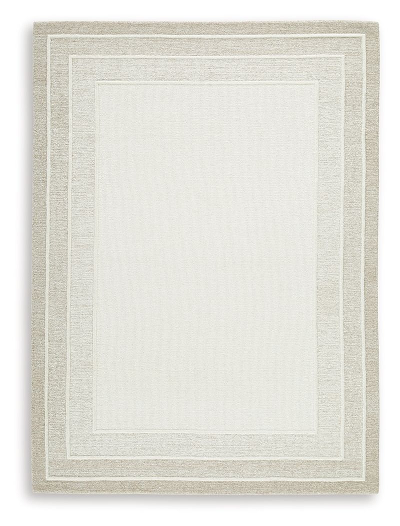 TeeLGan - Rug Beige 5' x 7' by Signature Design by Ashley® | Bel Furniture