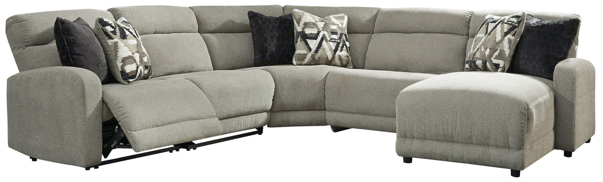 Colleyville - Power Reclining Sectional Beige 5 Pc. Power Reclining Sectional by Signature Design by Ashley® | Bel Furniture