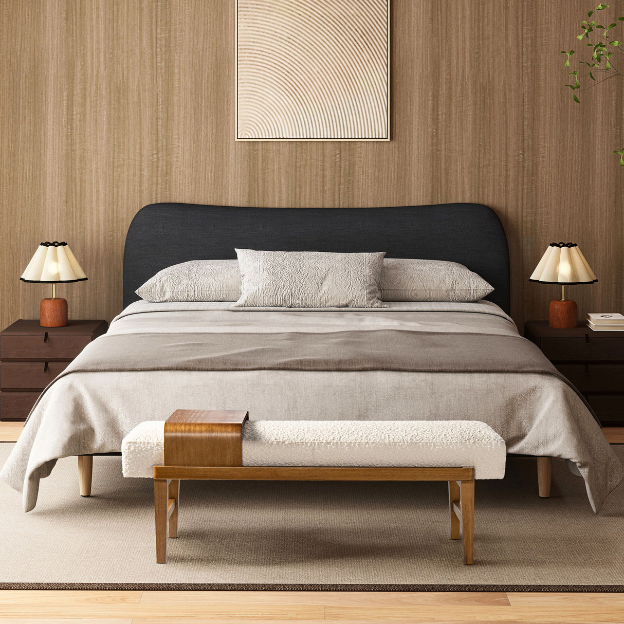 Billie - Modern Telephone Bench With Sliding Shelf - Ivory White by Jennifer Taylor Home | Bel Furniture