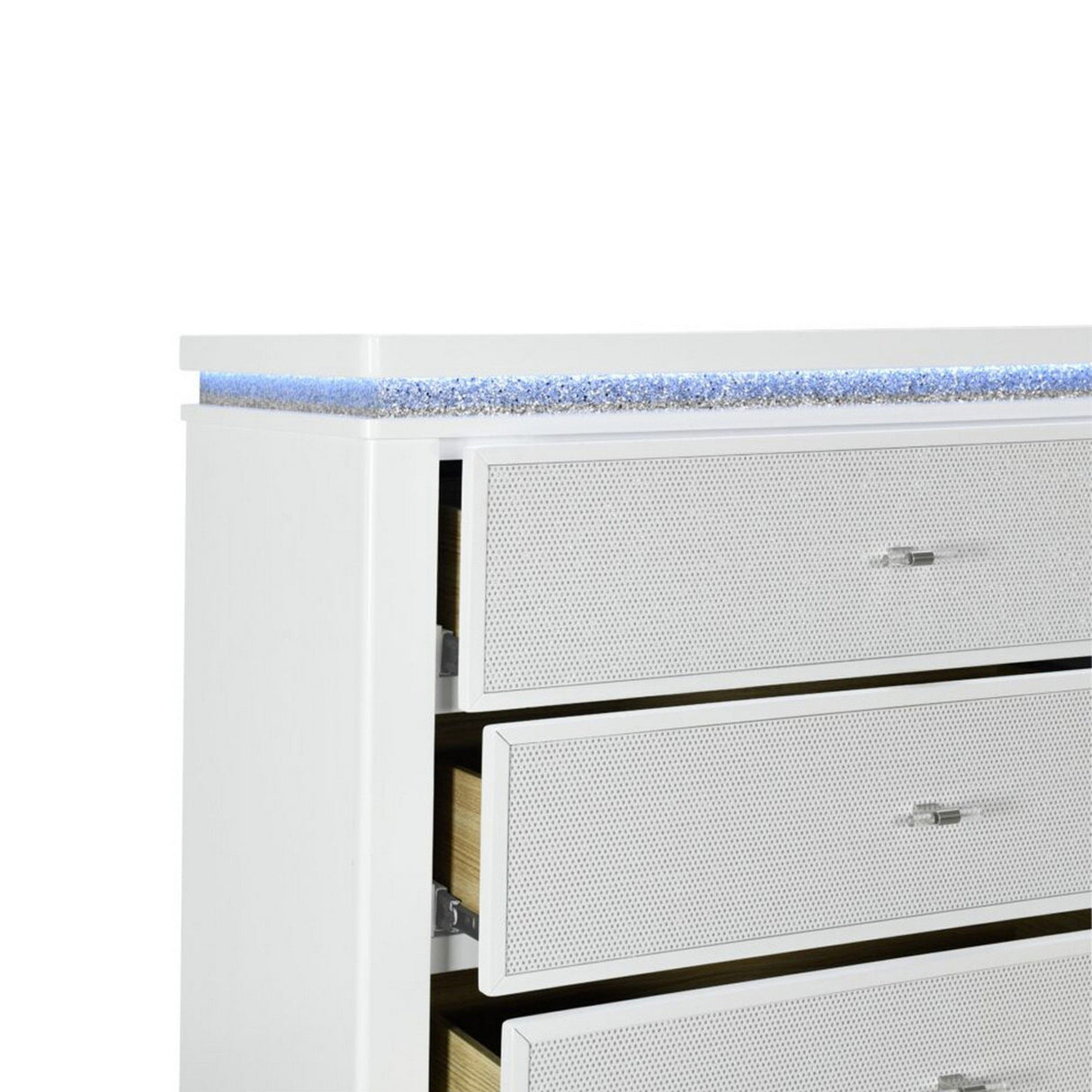 Adalid - Chest With LED Lighting - White