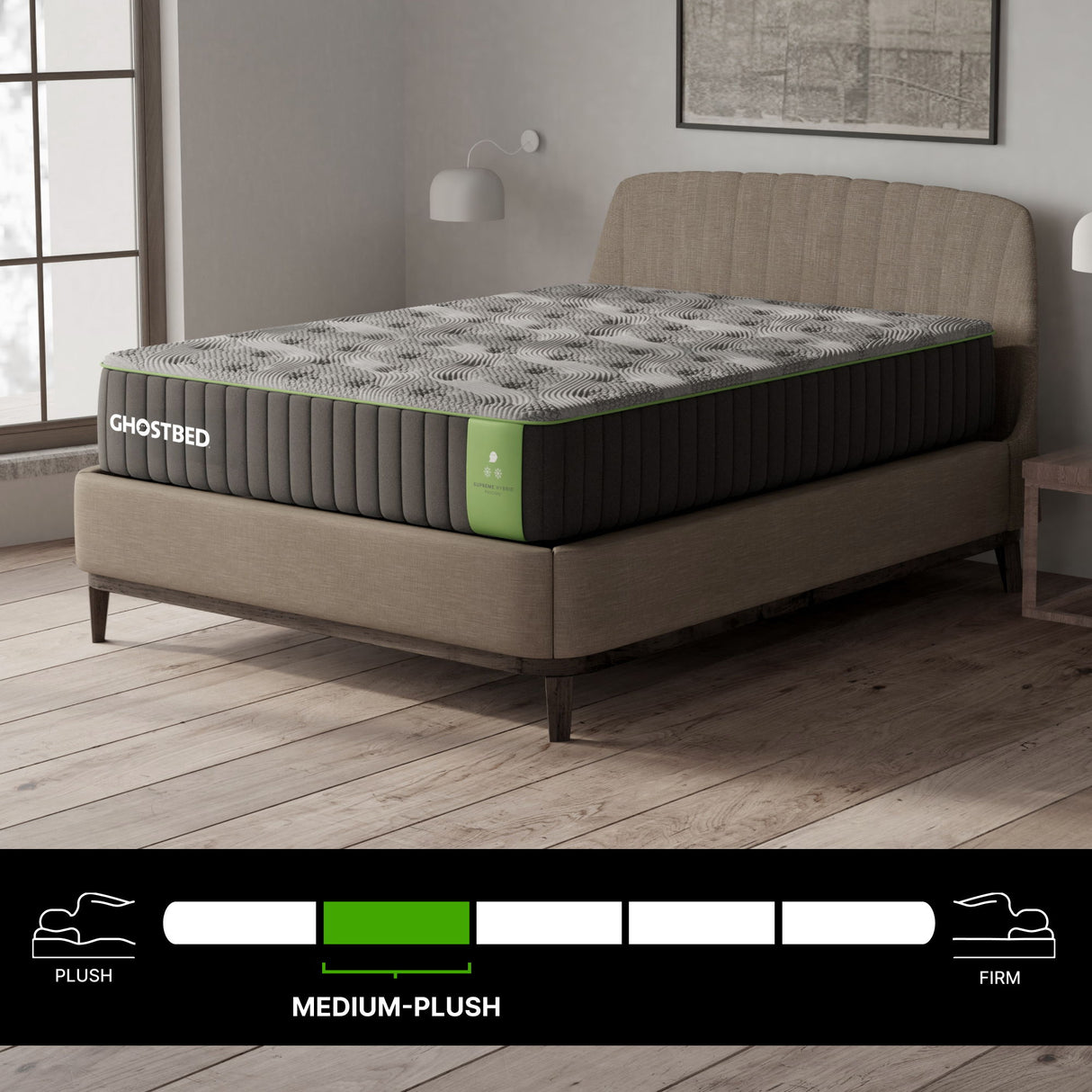 Supreme - 12" Hybrid Mattress With Plush Quilted Cooling Foam Design