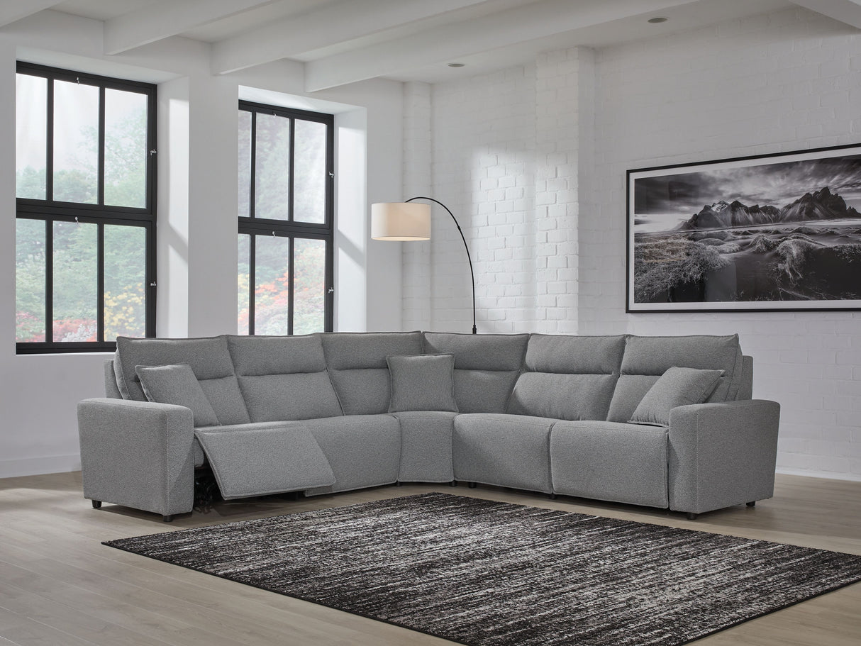 Modmax - Salt And Pepper - Reclining Sectional by Signature Design by Ashley® | Bel Furniture