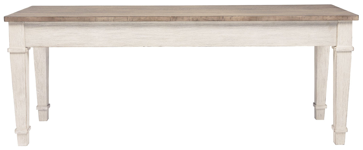 Skempton - White - Storage Bench by Signature Design by Ashley® | Bel Furniture