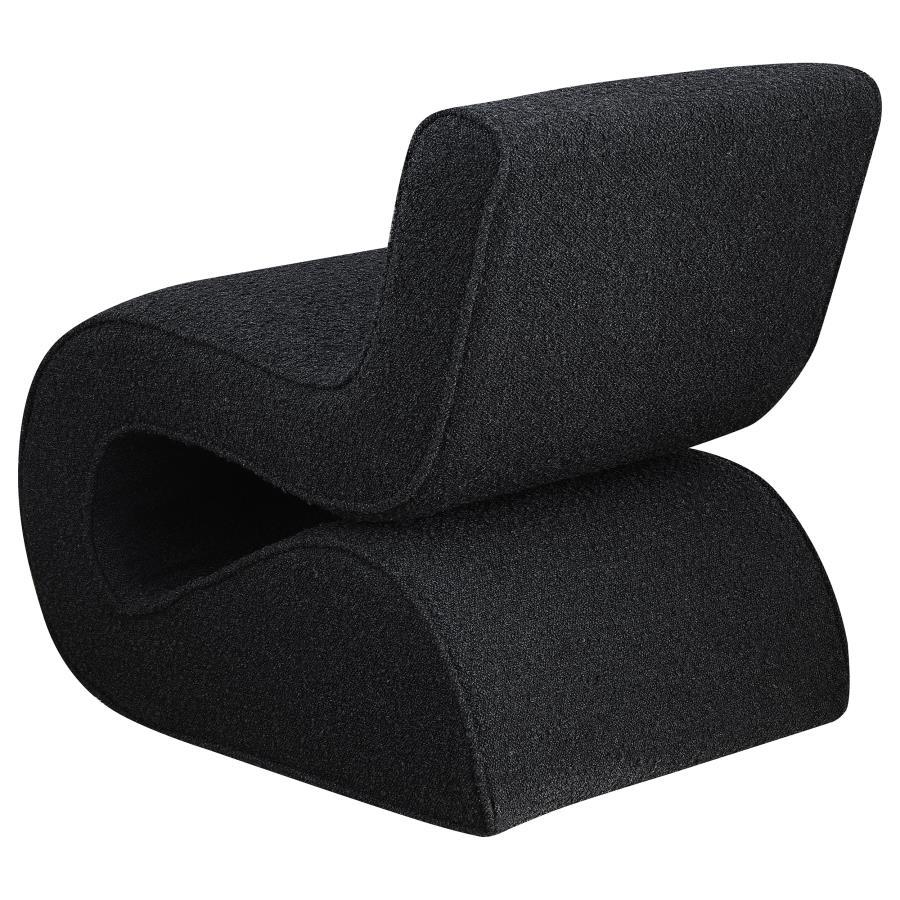 Ronea - Boucle Upholstered Armless Curved Chair by Coaster Fine Furniture | Bel Furniture