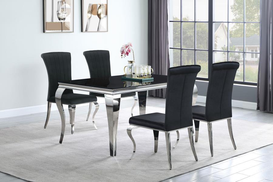 Betty - Upholstered Side Chairs (Set of 4) by CoasterEssence | Bel Furniture