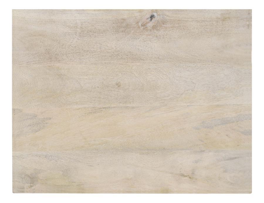 August - 1-Drawer Trellis Pattern Storage Cabinet - White Washed by CoasterEssence | Bel Furniture