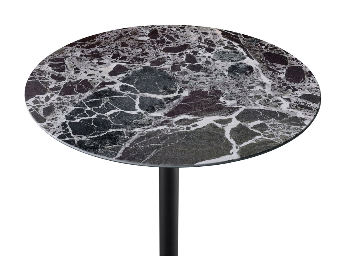Orbit - 15.5" End Table With Height Adjustable Marble Textured Top by Lilola Home | Bel Furniture