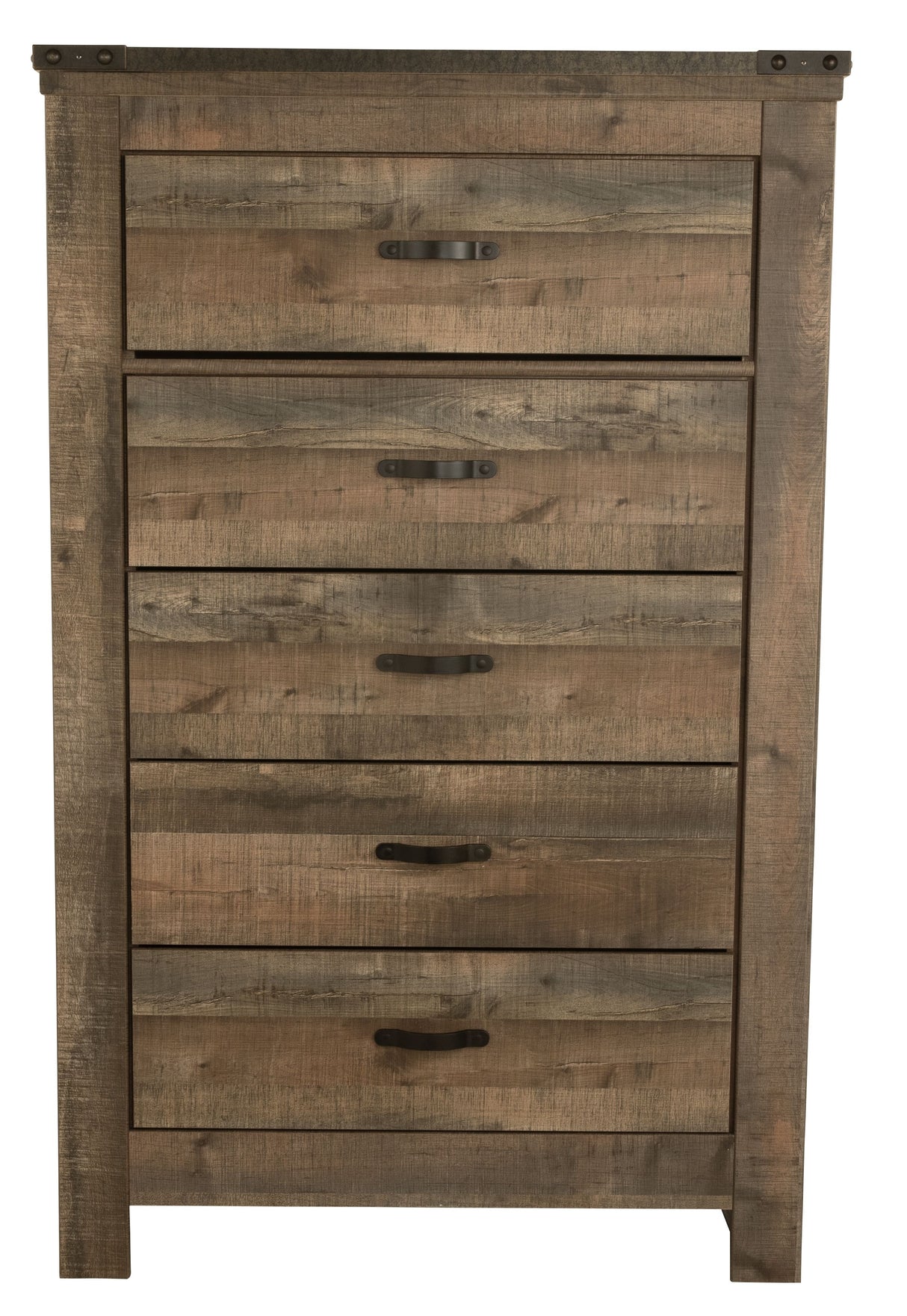 Trinell - Brown - Five Drawer Chest by Signature Design by Ashley® | Bel Furniture