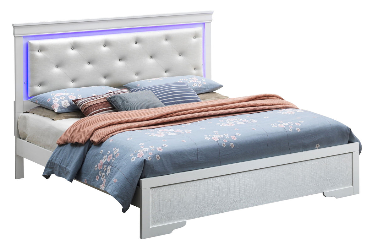 Transitional Full Bed - Champagne