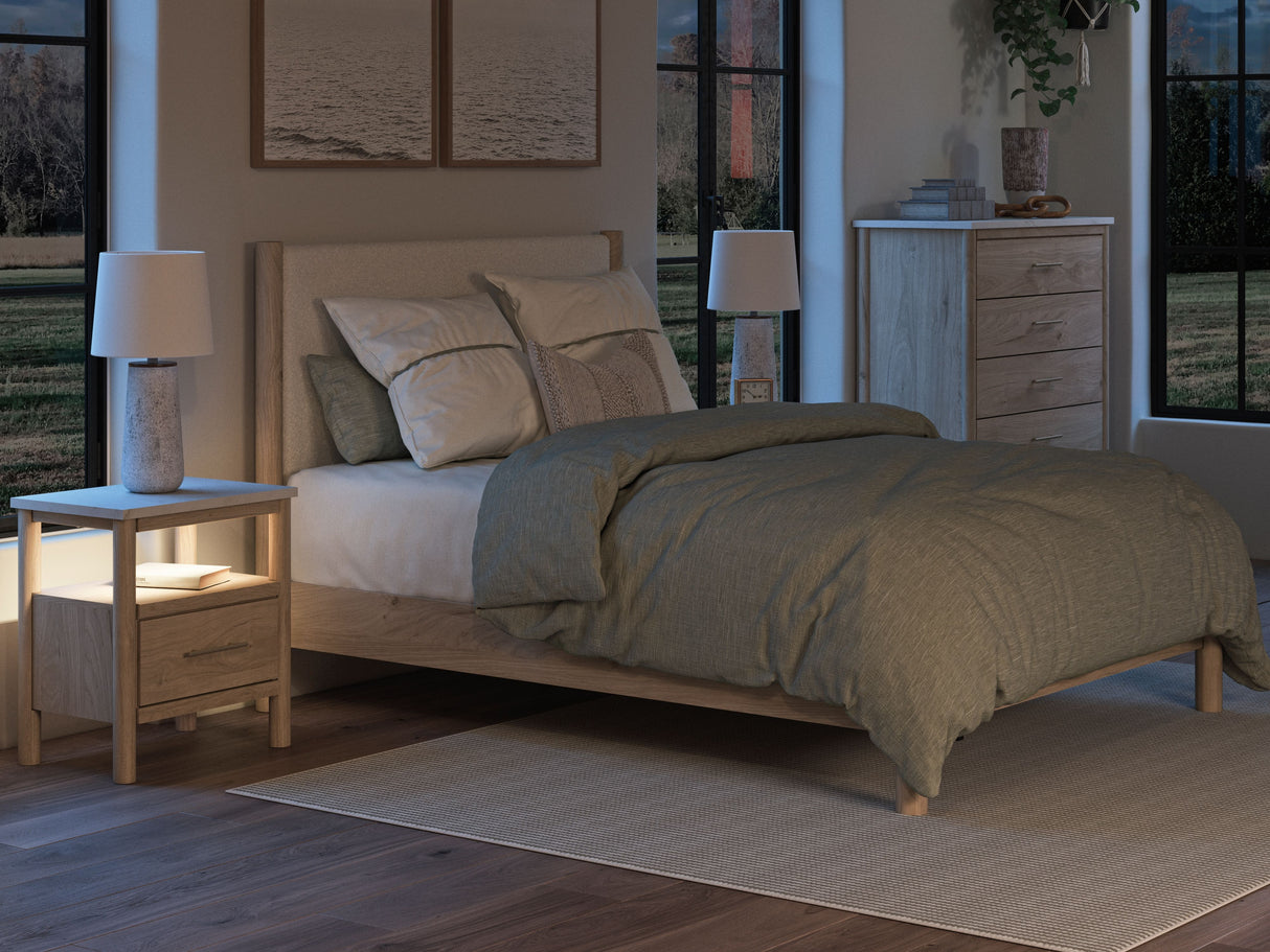 Cadmori - Upholstered Panel Bed by Signature Design by Ashley® | Bel Furniture