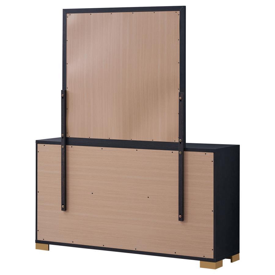 Marceline - 6-Drawer Dresser With Mirror by Coaster Fine Furniture | Bel Furniture