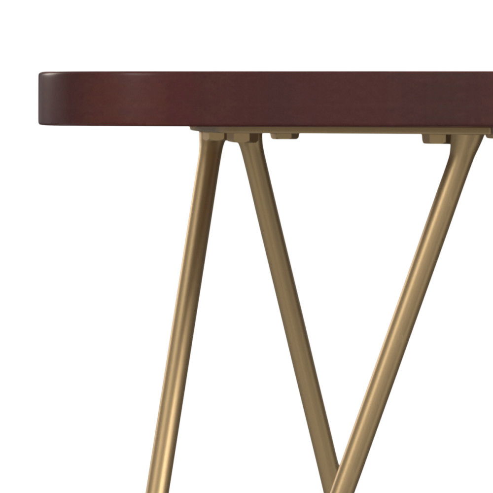 Patrice - Handcrafted Metal And Wood Accent Table by Simpli-Home | Bel Furniture