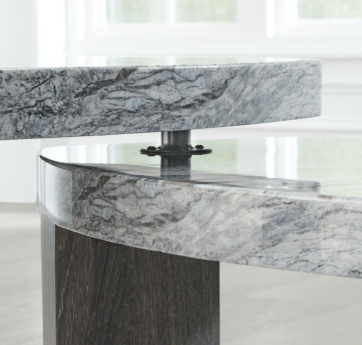 Surmour - Gray / Brown - Stacked Cocktail Table by Signature Design by Ashley® | Bel Furniture