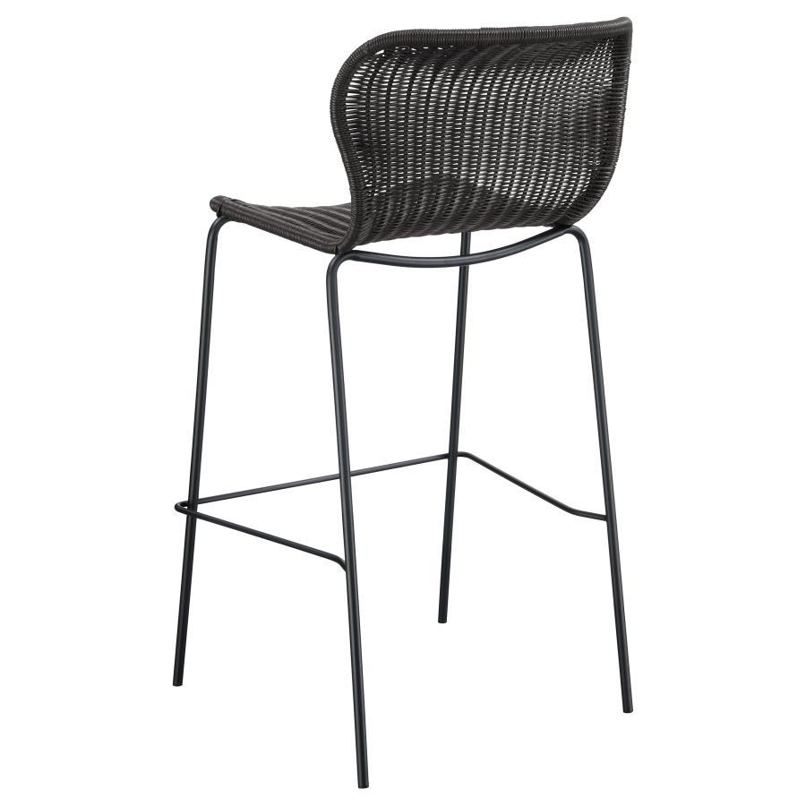 Mckinley - Faux Rattan Metal Chair (Set of 2) by CoasterEssence | Bel Furniture