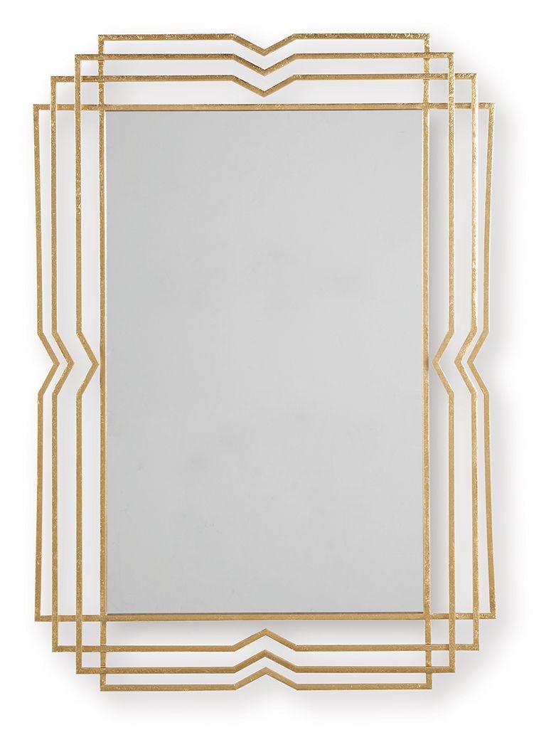 Claybrook - Gold Finish - Accent Mirror by Signature Design by Ashley® | Bel Furniture