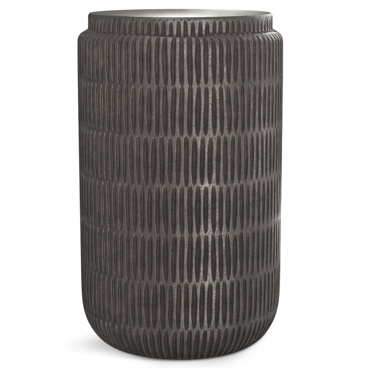 Juno - Cast Aluminum Side Table - Black by Simpli-Home | Bel Furniture