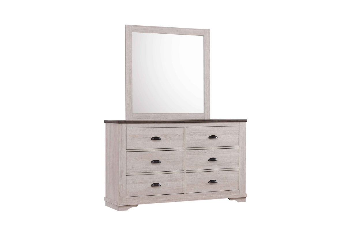 Coralee - Dresser Pearl Silver by Crown Mark | Bel Furniture