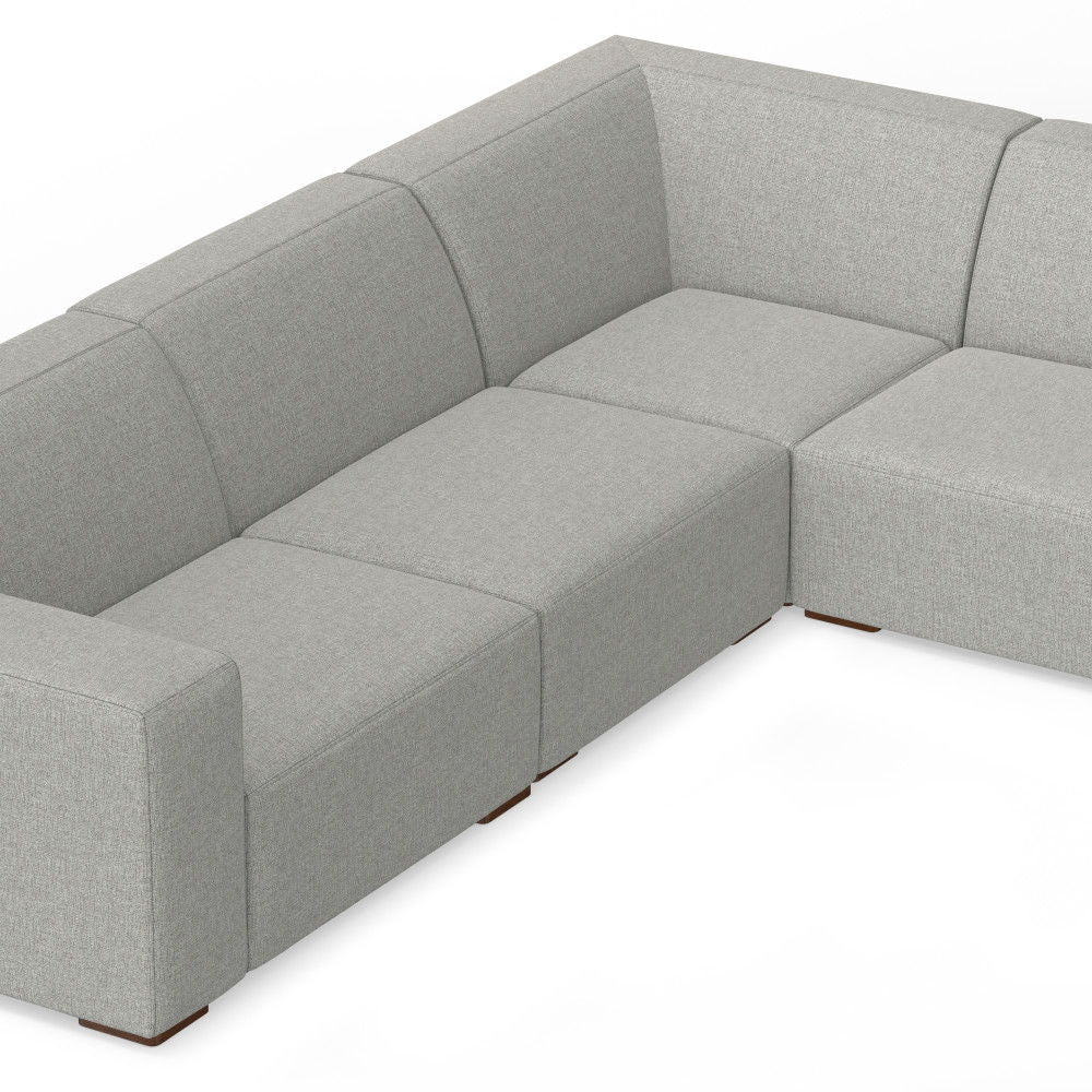 Rex - U-Shaped Sectional Sofa - Gray