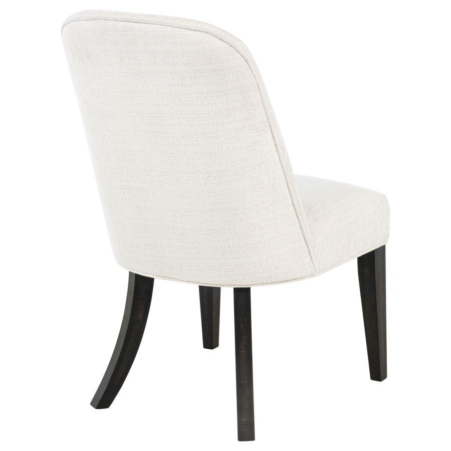 Leandro - Upholstered Dining Side Chair (Set of 2) - Cream