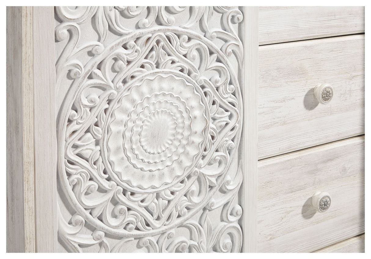 Paxberry - Whitewash - Dressing Chest by Signature Design by Ashley® | Bel Furniture