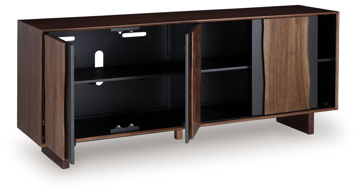 Welby - Brown / Charcoal - Accent Cabinet by Signature Design by Ashley® | Bel Furniture
