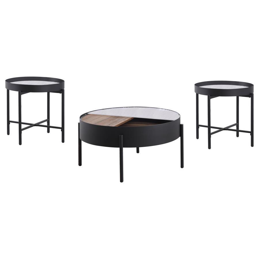 Ozella - Round Coffee Table Set by Coaster Fine Furniture | Bel Furniture