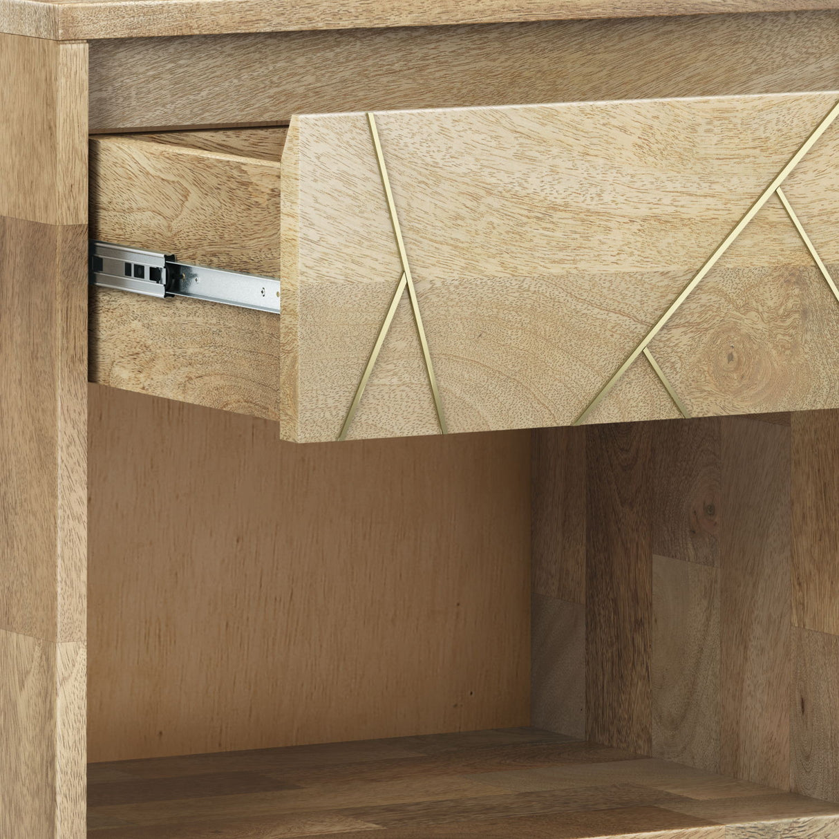 Jager - Bedside Table - Natural by Simpli-Home | Bel Furniture