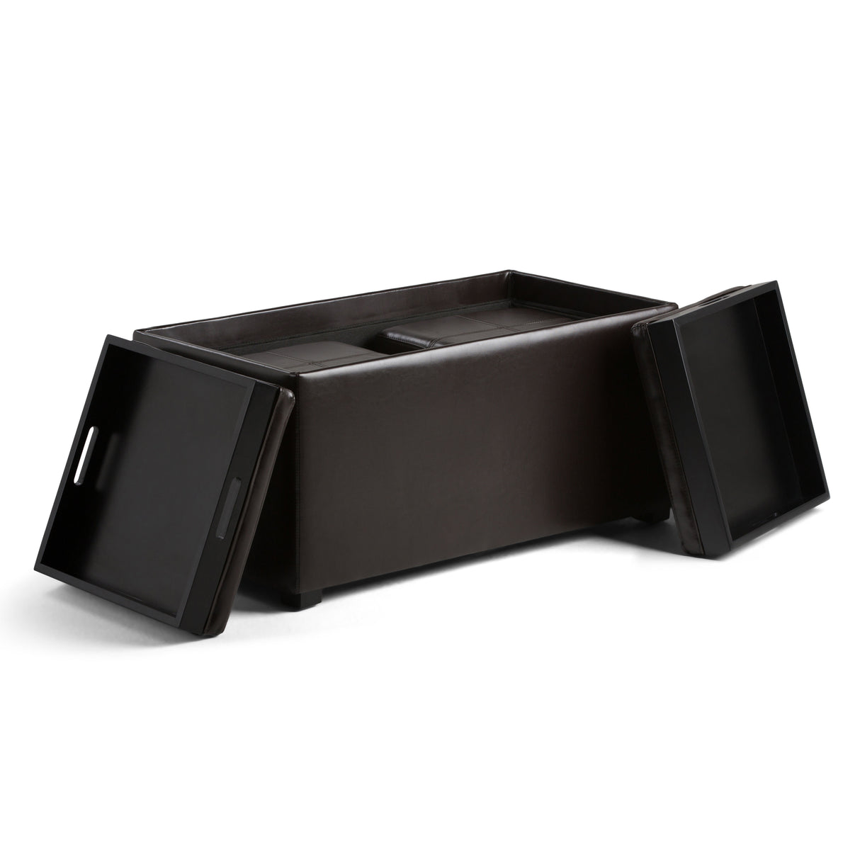 Avalon - 5 Piece Storage Ottoman, Contemporary by Simpli-Home | Bel Furniture